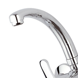 Rubinetto lavello a muro con bocca modello corto - serie 35