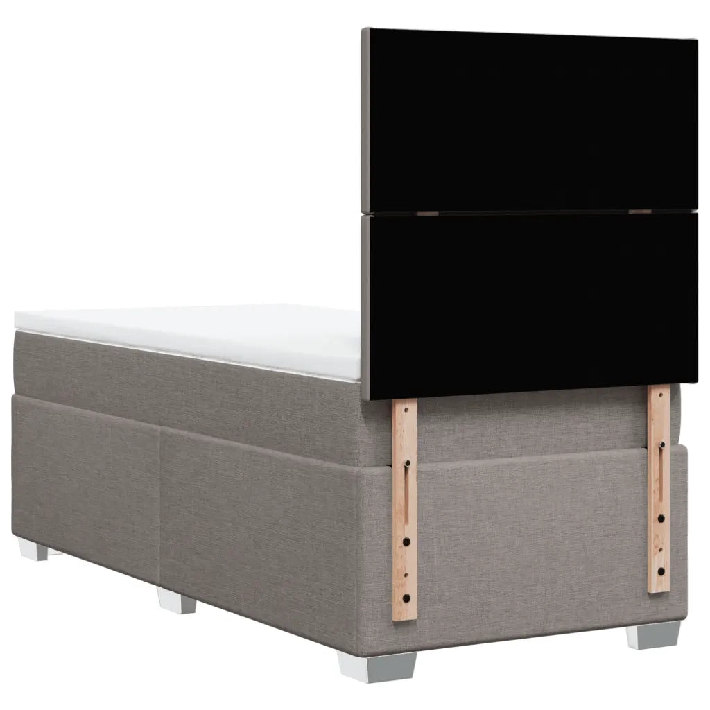 Giroletto a Molle con Materasso Tortora 90x200 cm inTessuto 3290368