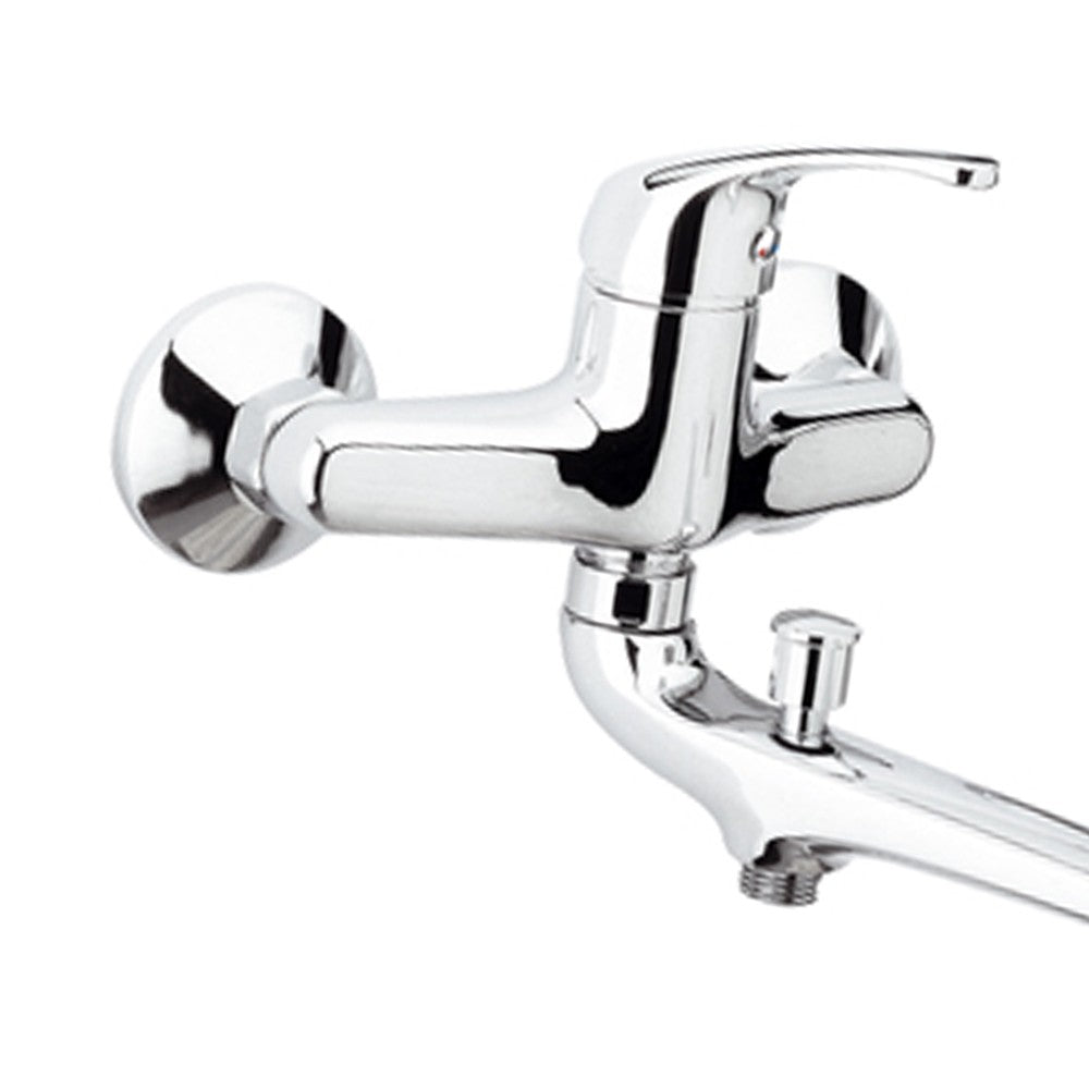 Rubinetto lavabo/vascacon bocca fusa lunga - serie 35