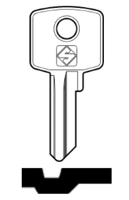 SILCA CHIAVE PORTA CIS4 confezione da PEZZI 5