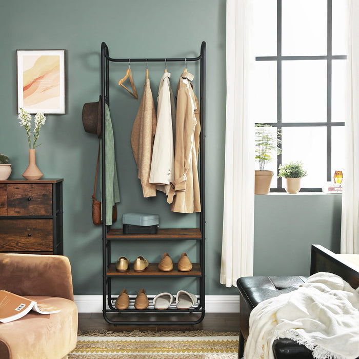 Appendiabiti VALORA con ripiani per scarpe - HSR81BX