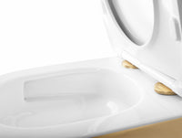 Vaso Wc Sospeso Rea Carlo Mini Tornado Nfq Gold White