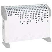Pyramidea TC203V stufetta elettrica Interno Grigio, Bianco 1800 W Stufa elettrica a convezione