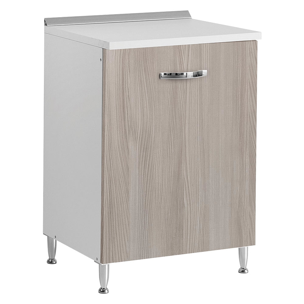 MOBILE BASE PER CUCINE COMPONIBILI L.60 x P.50 x H.85. - 1 anta - col. olmo  - LINEA AZZURRA