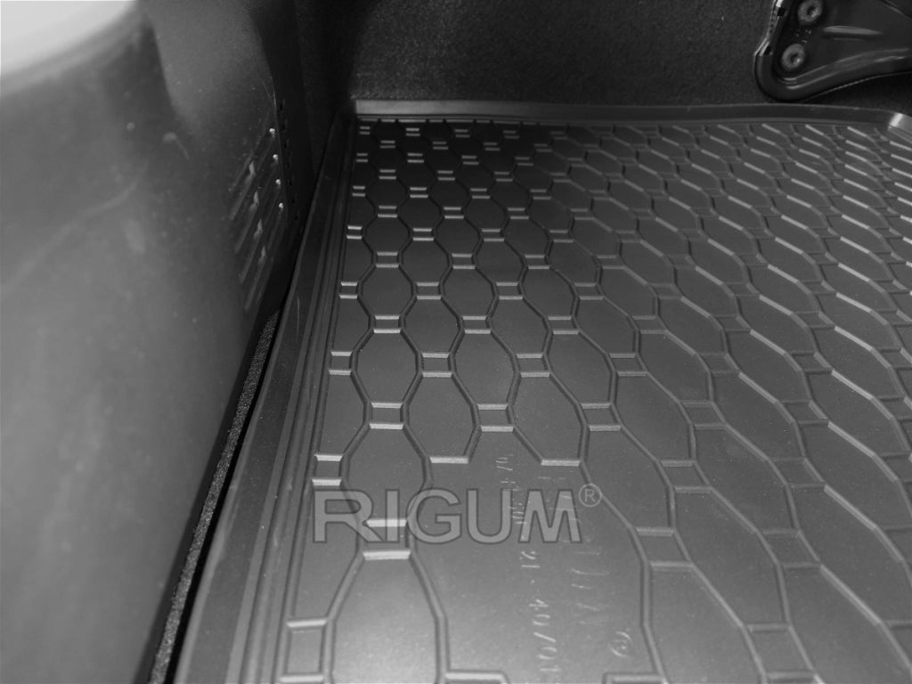 278B-407013 - Tappeto gomma baule per Fiat 500 HYBRID dal 2026-, 500 Elettrica dal 2020- Berlina, 500 Elettrica dal 2020