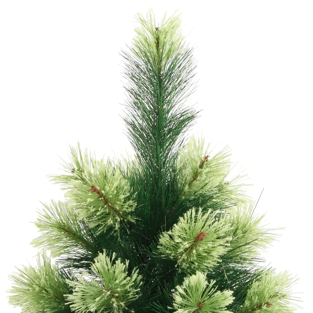 Albero di Natale Artificiale Incernierato con Base 180 cm