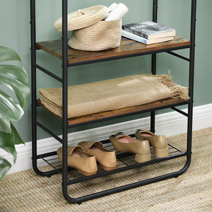 Appendiabiti VALORA con ripiani per scarpe - HSR81BX