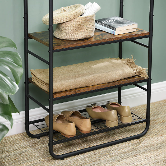 Appendiabiti VALORA con ripiani per scarpe - HSR81BX