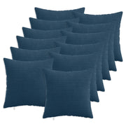 Federa 12 pcs HEERLEN Blu navy 50 x 50 cm corduroy 910899