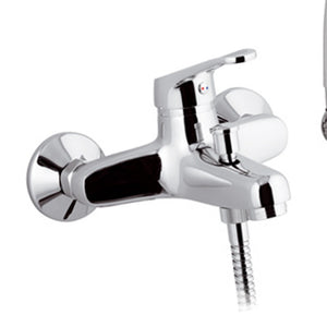 Rubinetto vasca esterno con doccia duplex - serie remix