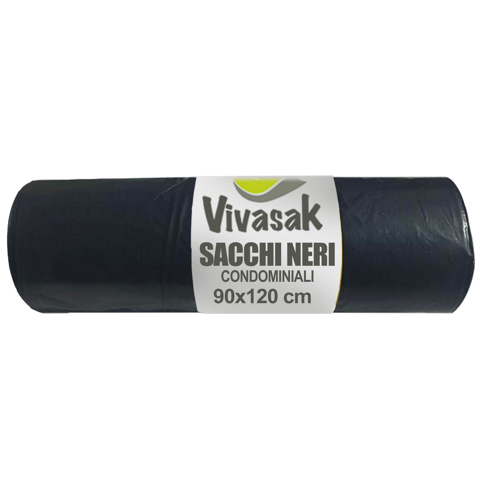 sacchi nettezza urbana rotolo 90x120 nero gr. 300 cod:ferx.22828