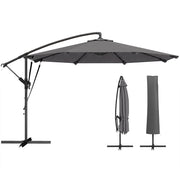 Ombrellone da Giardino ¨C Zephmum ¨C Grigio Scuro