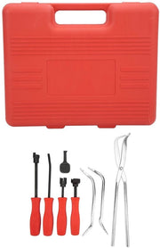Kit di rimozione del tamburo a 8 pezzi - universale - adattatore - 45mm - trattamento anticorrosivo - contenitore di stoccaggio - rimozione del freno