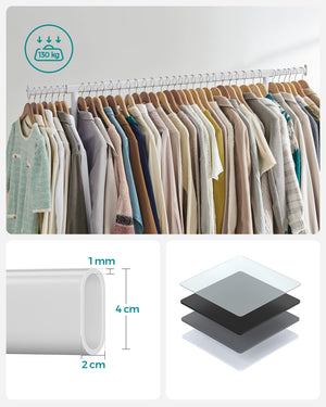 Appendiabiti VALORA su ruote per cappotti e giacche HSR011W01V1