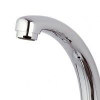 Rubinetto lavello a muro, bocca modello corto - serie remix