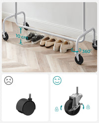 Appendiabiti VALORA su ruote per cappotti e giacche HSR011W01V1