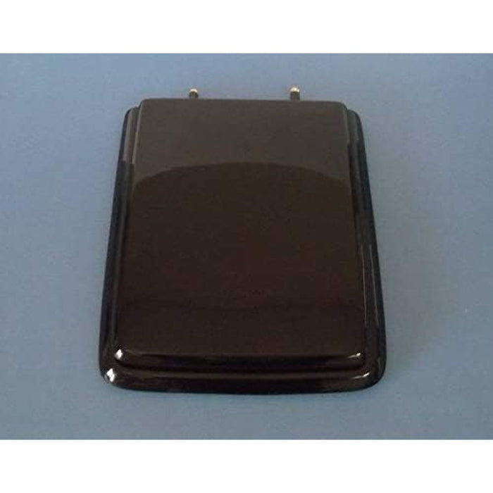 Copriwater dolomite ebla nero cerniera cromo-sedile-asse wc