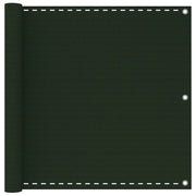 Schermo per balcone schermo per la privacy 90 x 500 cm HDPE verde scuro 02_0010449
