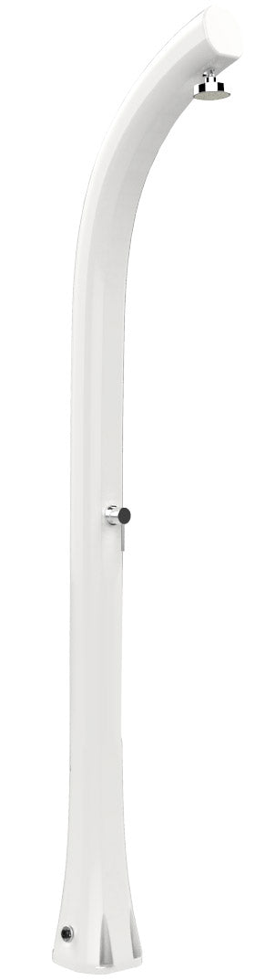 Doccia Solare da Esterno Giardino 30L Miscelatore Arkema Jolly Plus Bianco
