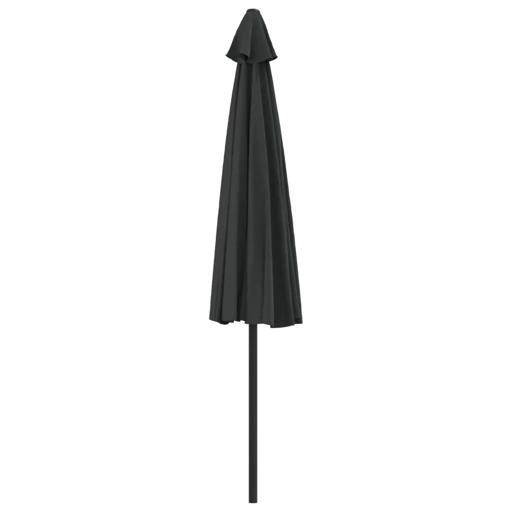 Ombrellone Balcone Palo in Alluminio Nero 300x150x253cm a MetÃ 