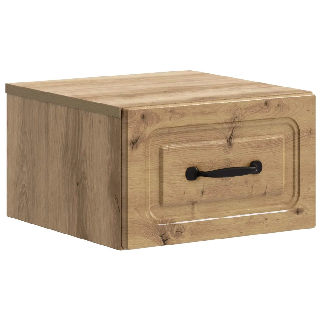 Mobiletto da notte a muro Rovere Artigianale 34,5 x 33 x 20 cm 899293
