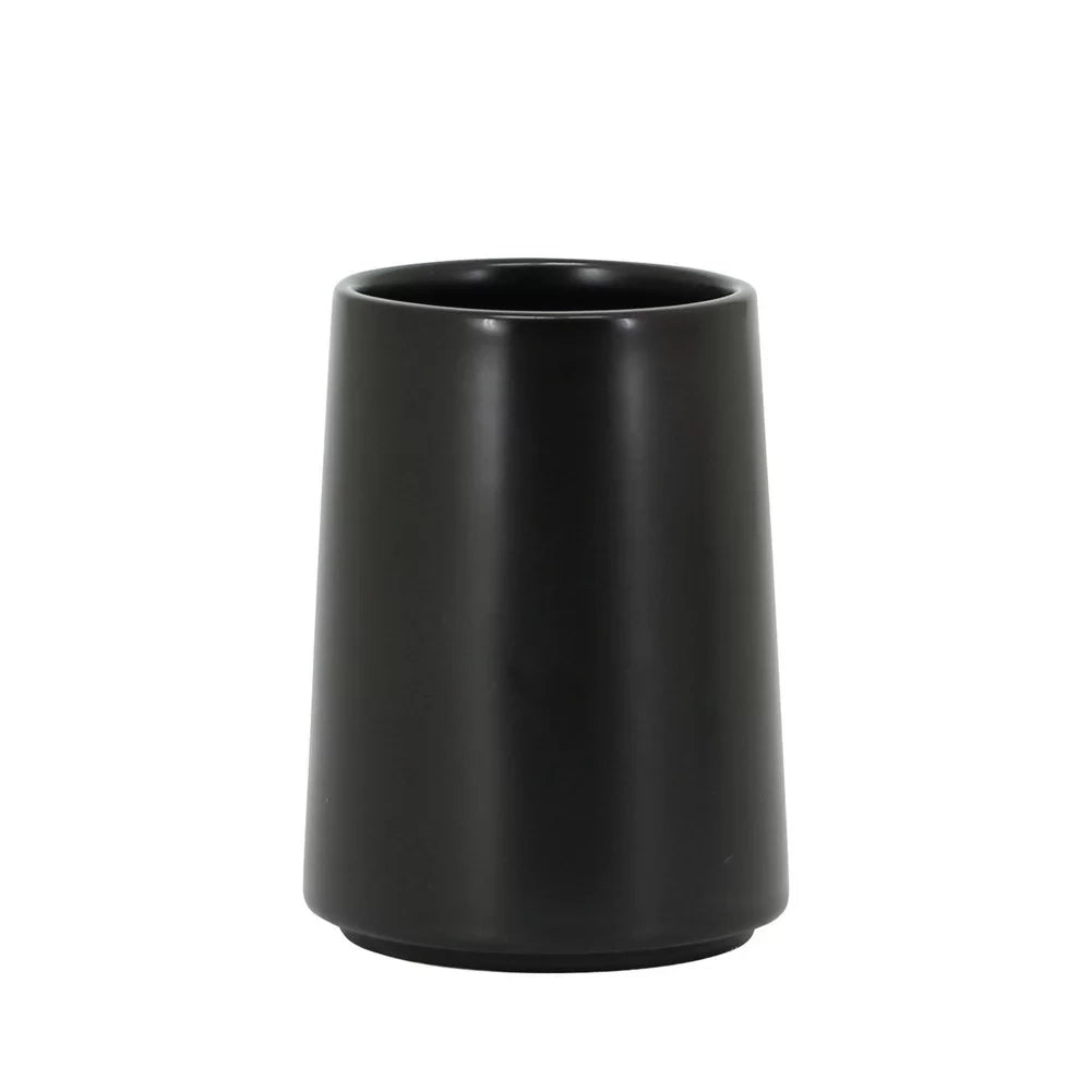 Bicchiere in ceramica nera - serie Graceful
