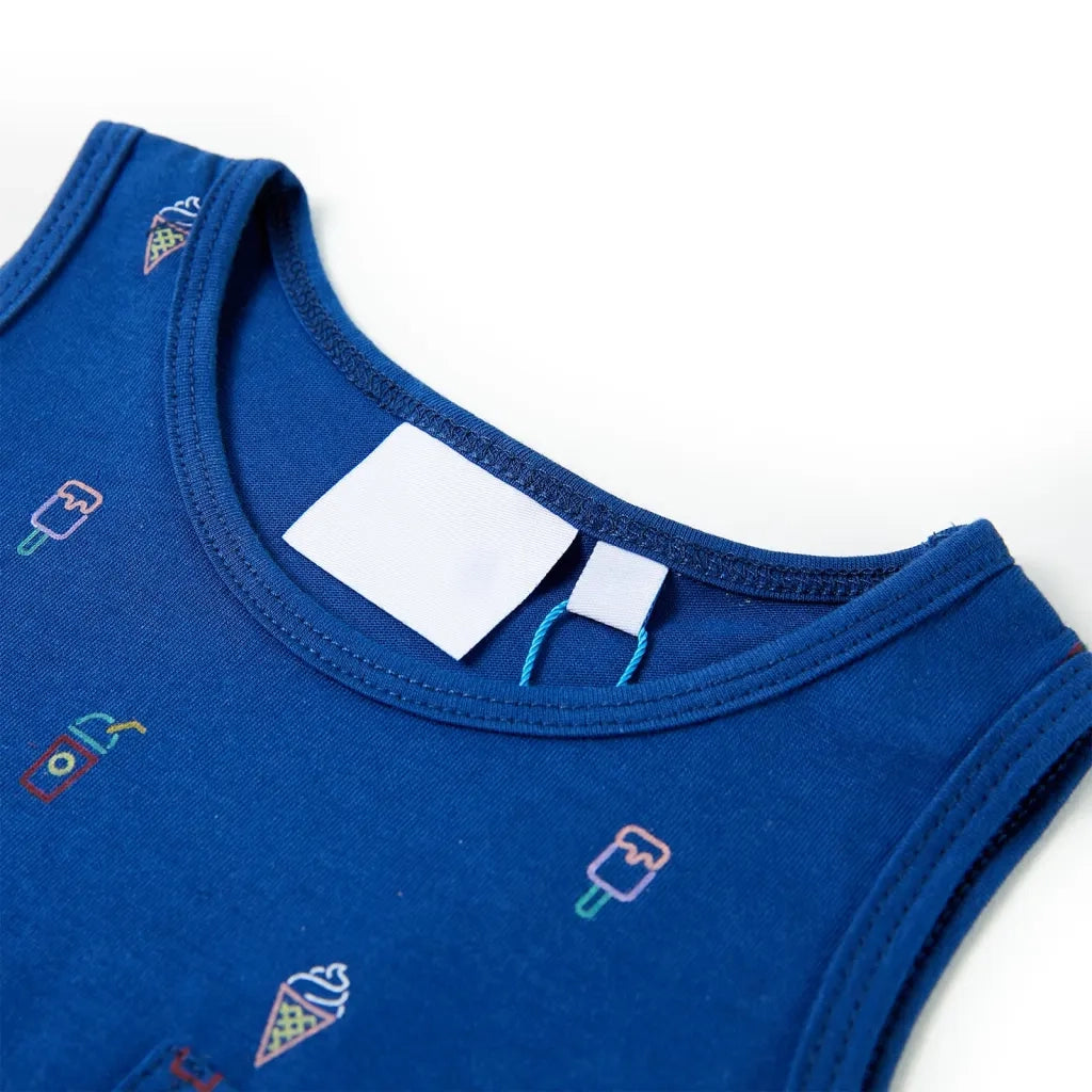 Canotta da Bambino Blu Scuro 140cod mxl 86768