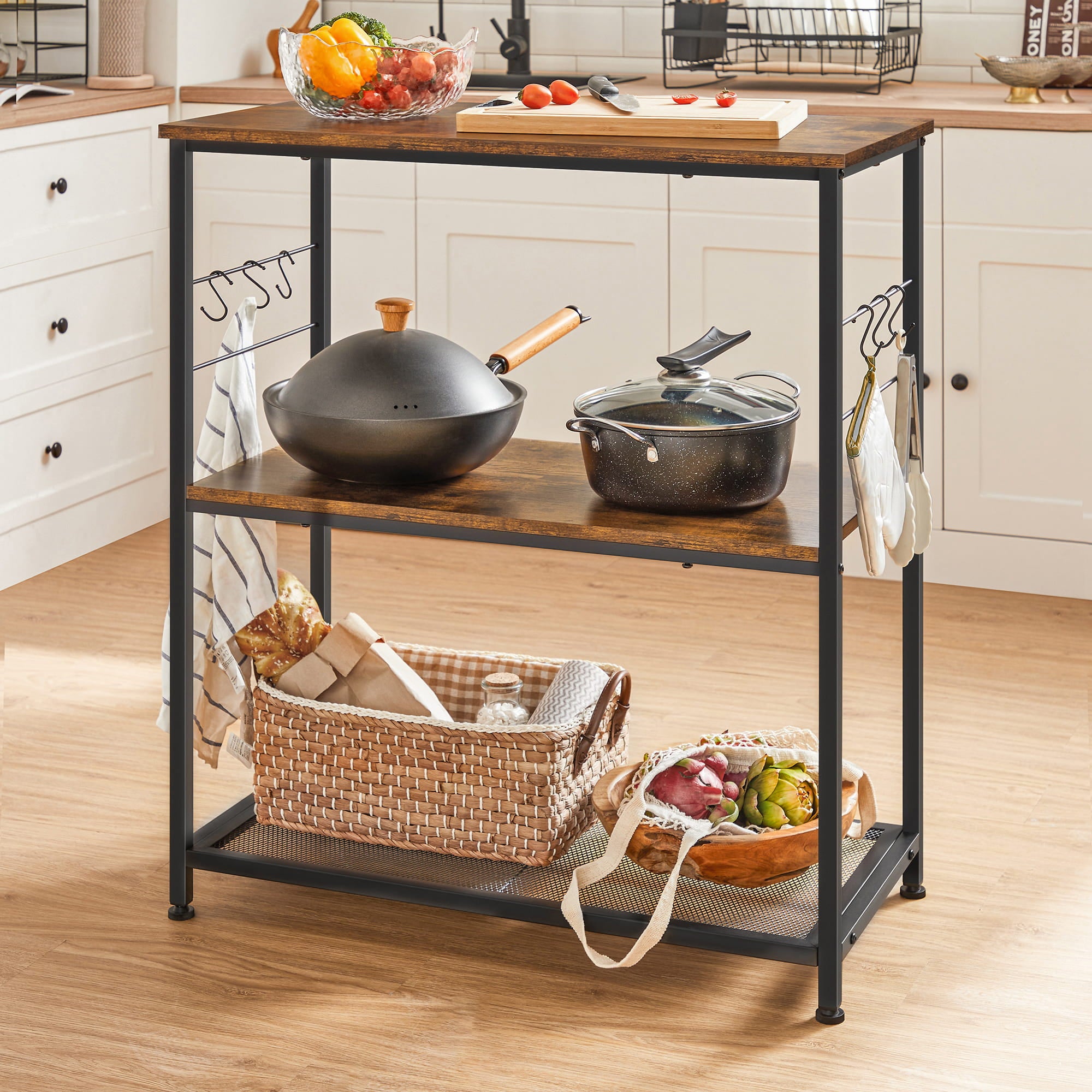 Mobile da cucina Valora, isola, stile rustico marrone loft per cucina