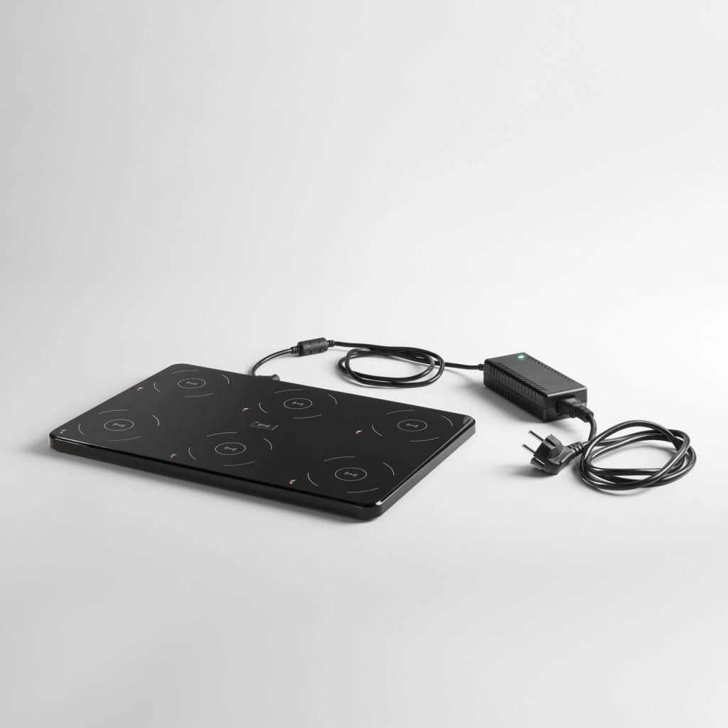 BASE DI RICARICA NERA PER LAMPADE DA TAVOLO LIBERTY 6 STAZIONI 5V 1,5A