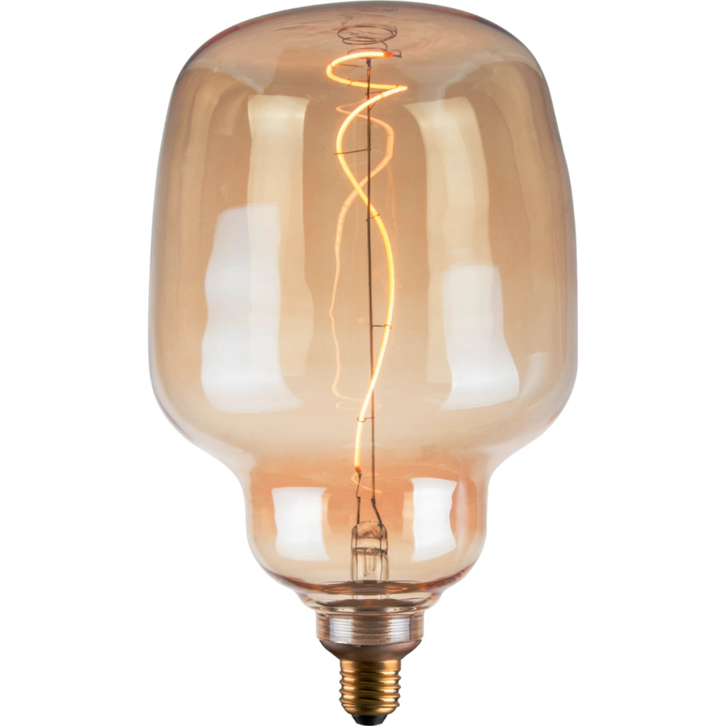 Lampadina LED Filament S180 Amber E27 4W 260lm 1800K