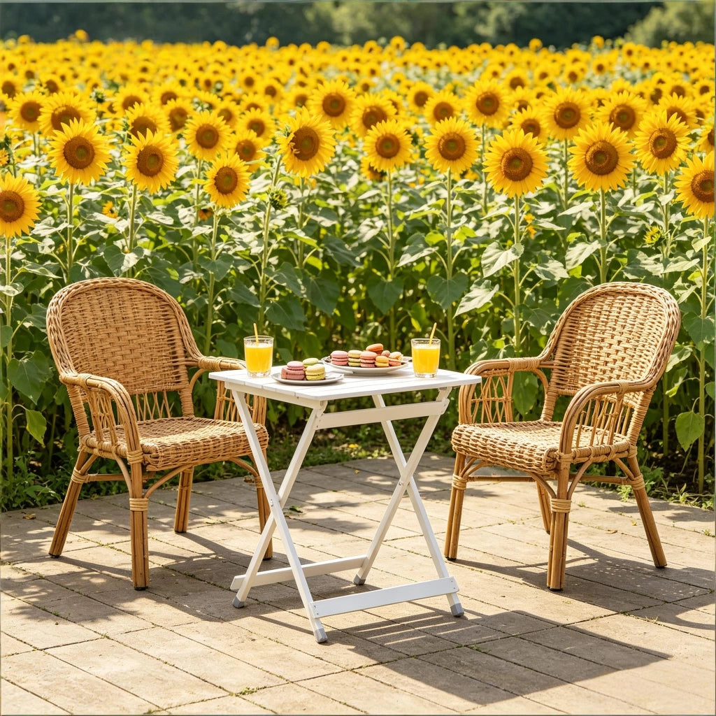 TAVOLO pieghevole da campeggio 50,5x46,5x60 cm alluminio argento