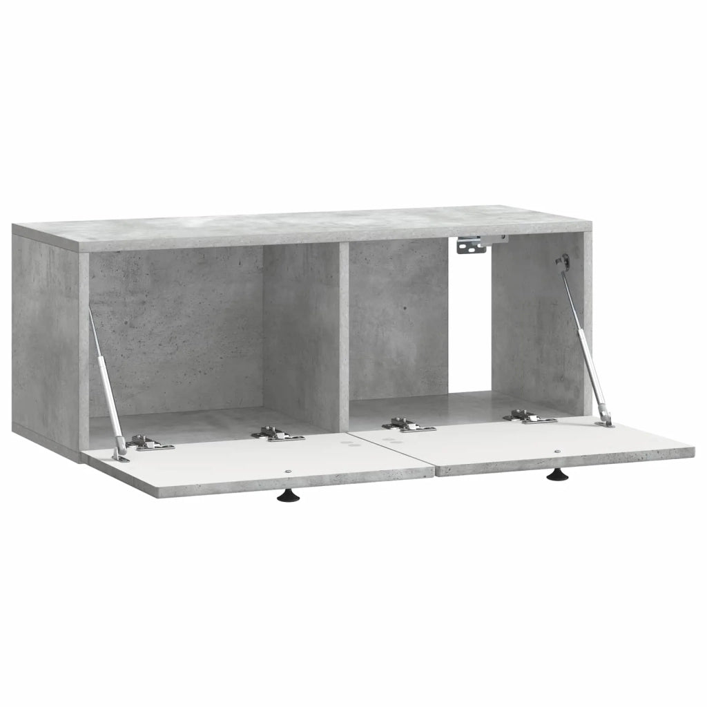 Mobile Porta TV da Muro Grigio Cemento 78,5 x 31 x 30 cm 898038