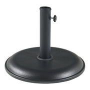 Base per ombrellone da giardino cemento 45 x 5 cm nero 03_0010250