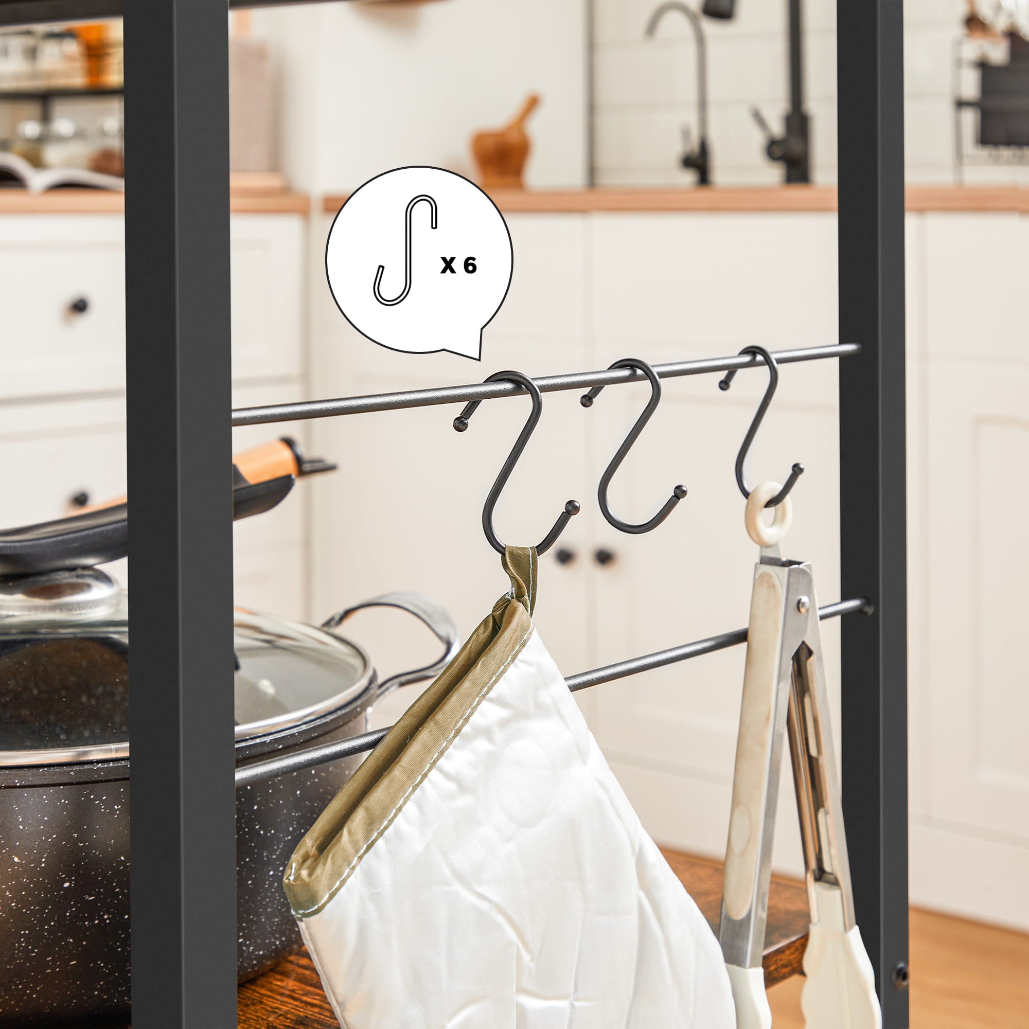 Mobile da cucina Valora, isola, stile rustico marrone loft per cucina