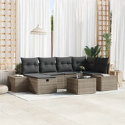 Set di divani con cuscino 7 pcs polyrattan
