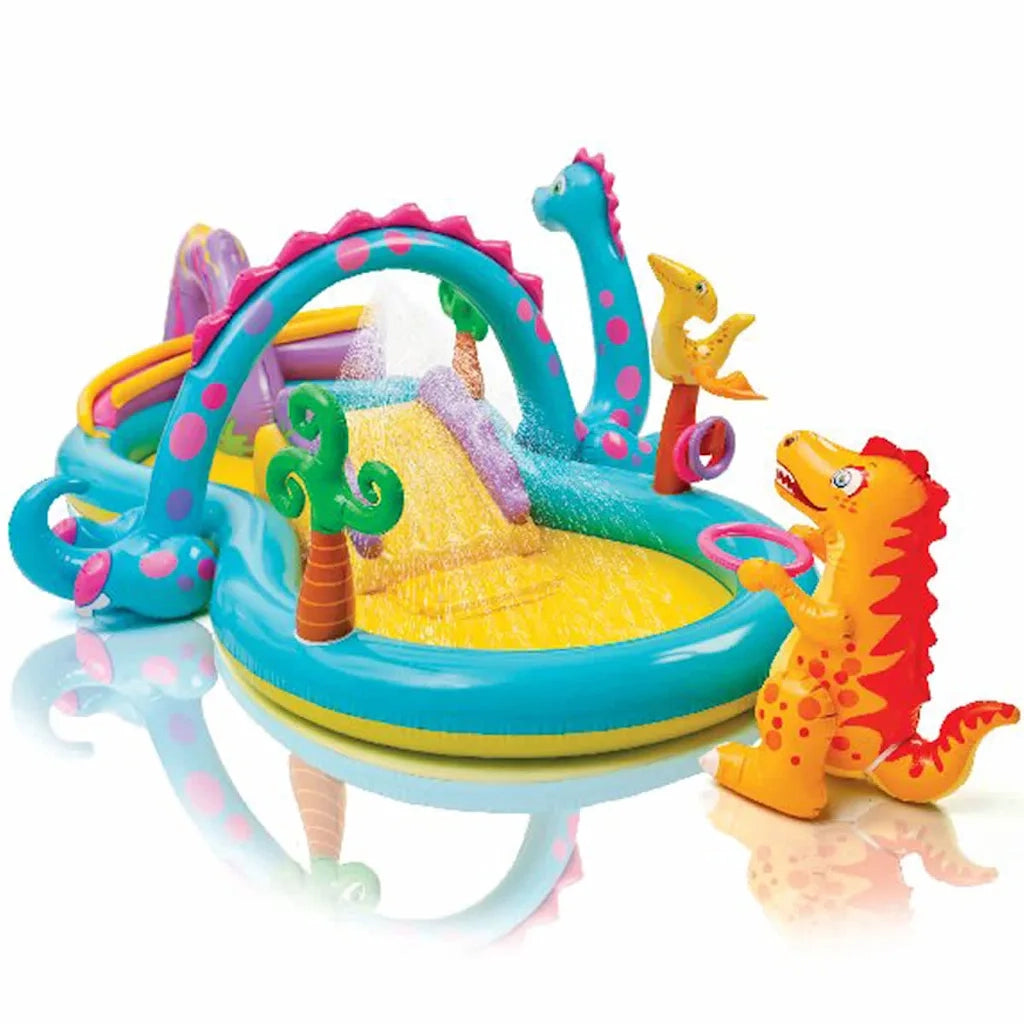 INTEX Dinoland Piscina Gonfiabile Centro Giochi 333x229x112 cm 57135NP 90805
