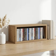 Rack per Stoccaggio CD Rovere Artigianale 40 x 17 x 17 cm 8012727