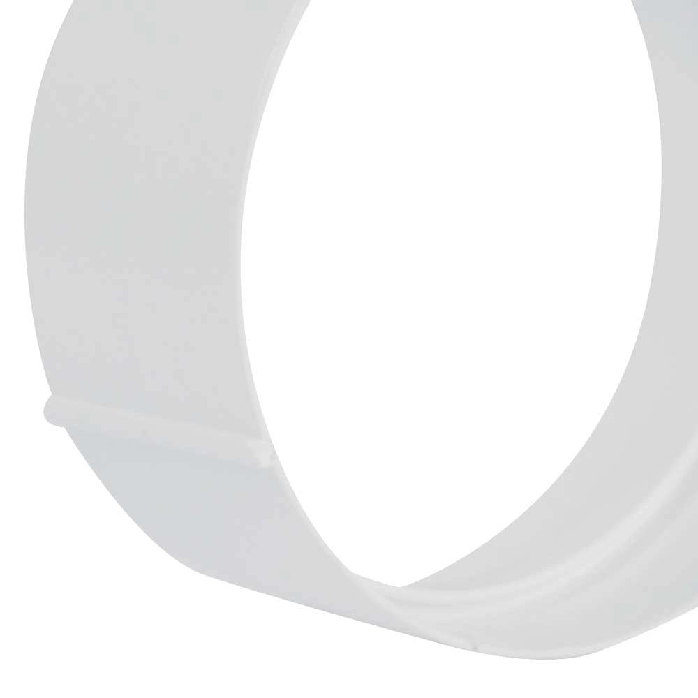 Giunto circolare 100mm bianco per cappe