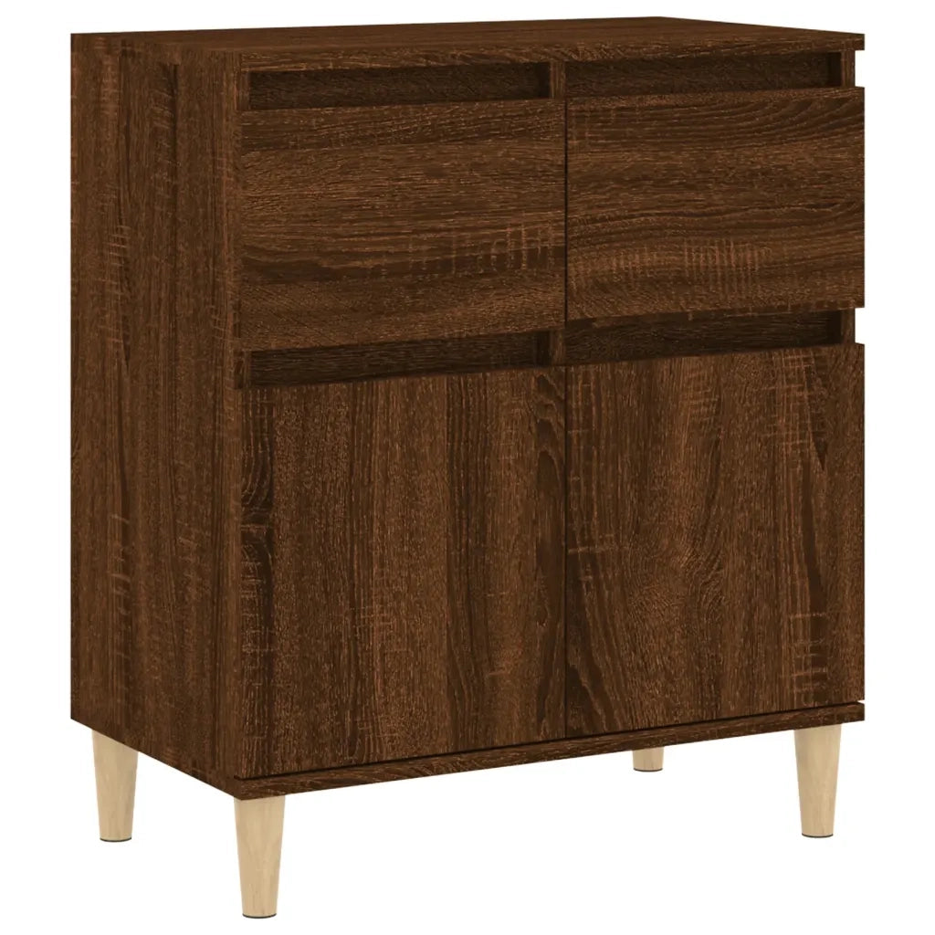 Credenza | Madia | Buffet da pranzo | Armadio da pranzo Rovere Marrone 60x35x70 cm in Legno Multistrato