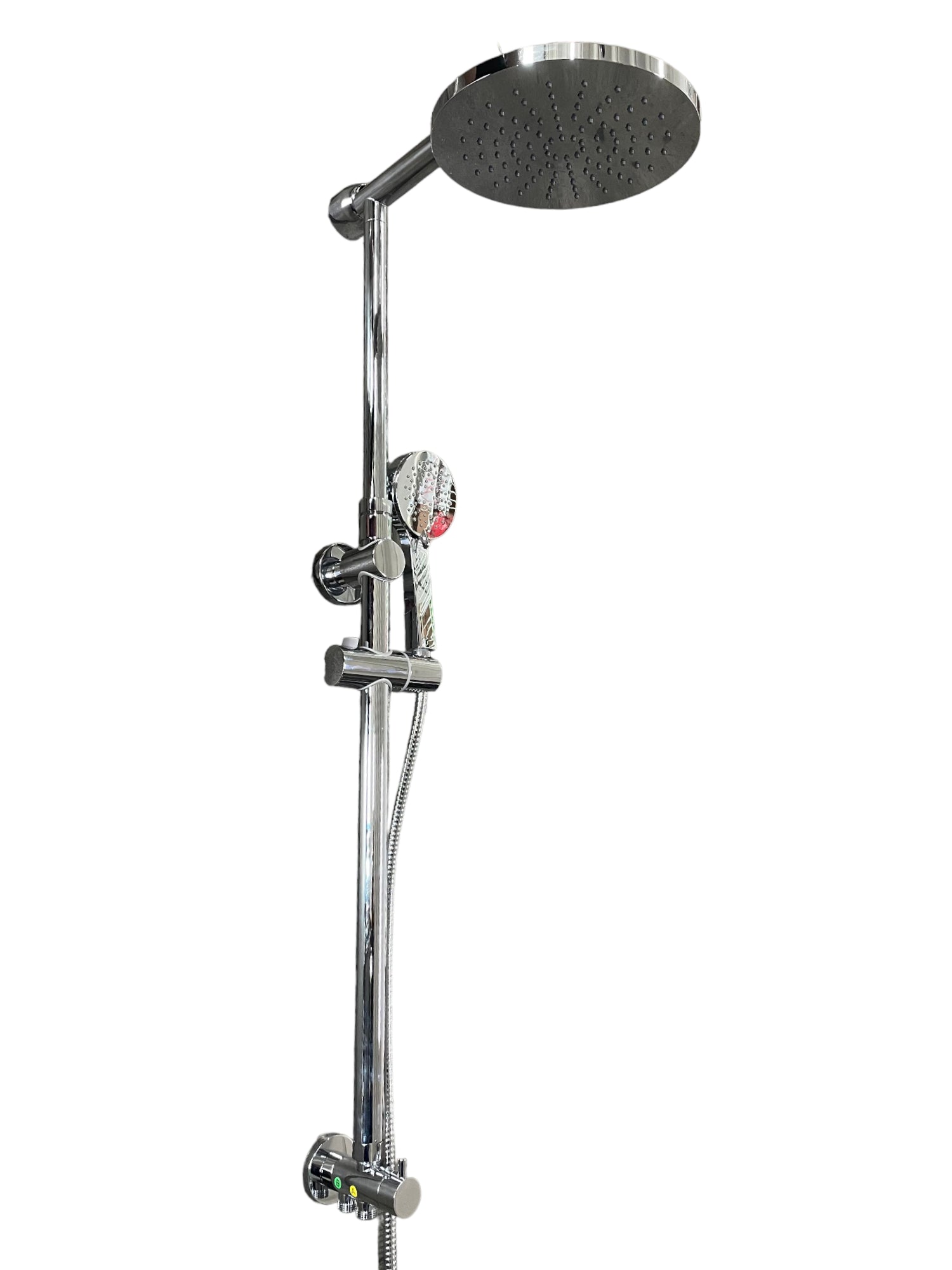 Colonna doccia completa in ottone regolabile in altezza e profondità