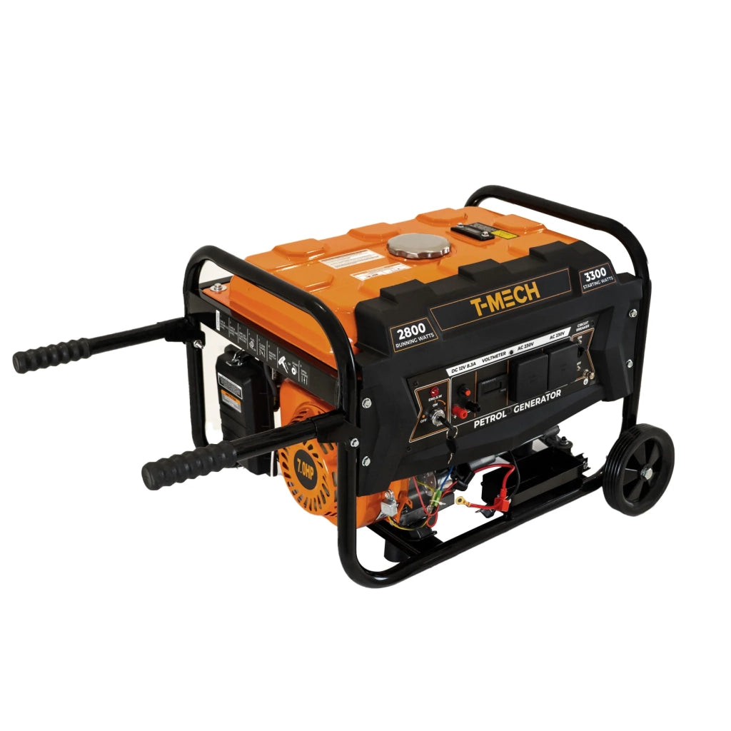 Generatore a Benzina Portatile 3300W 7HP 12L 4 Tempi Avvio Elettrico