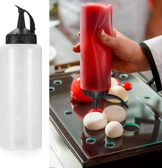 3 bottiglie di acciaio con dadi, dispenser di salsa, dispenser di ketchup, bottiglia di plastica per maionese, salsa, mostarda, olio d'oliva, con beccuccio, etichettatura, pennello per scrivere