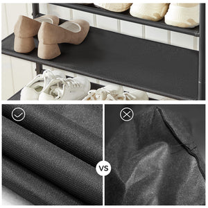 Valora SCARPIERA salvaspazio in acciaio effetto industriale x3