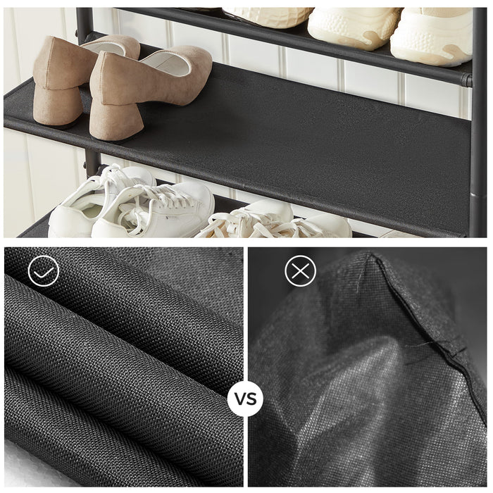 Valora SCARPIERA salvaspazio in acciaio effetto industriale x3