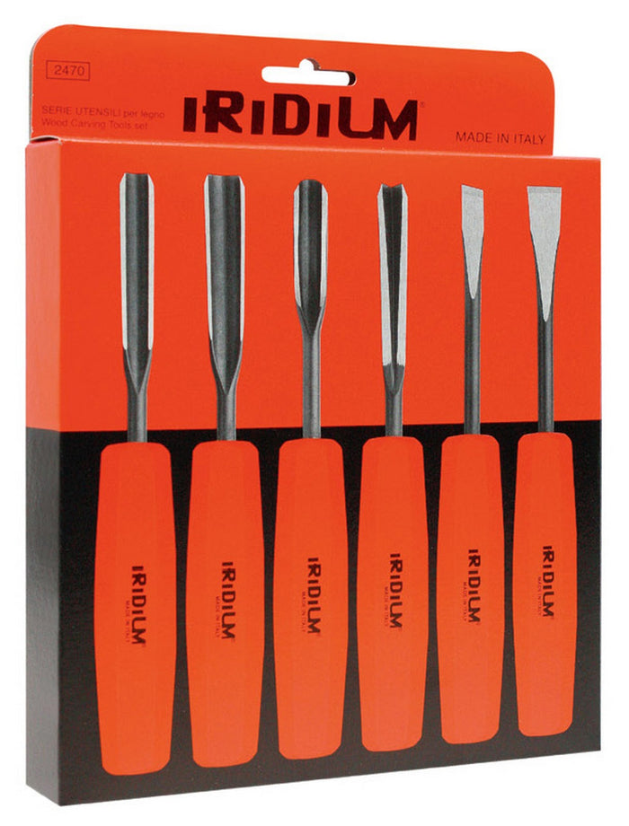 set 6 sgorbie per legno iridium cod:ferx.22879