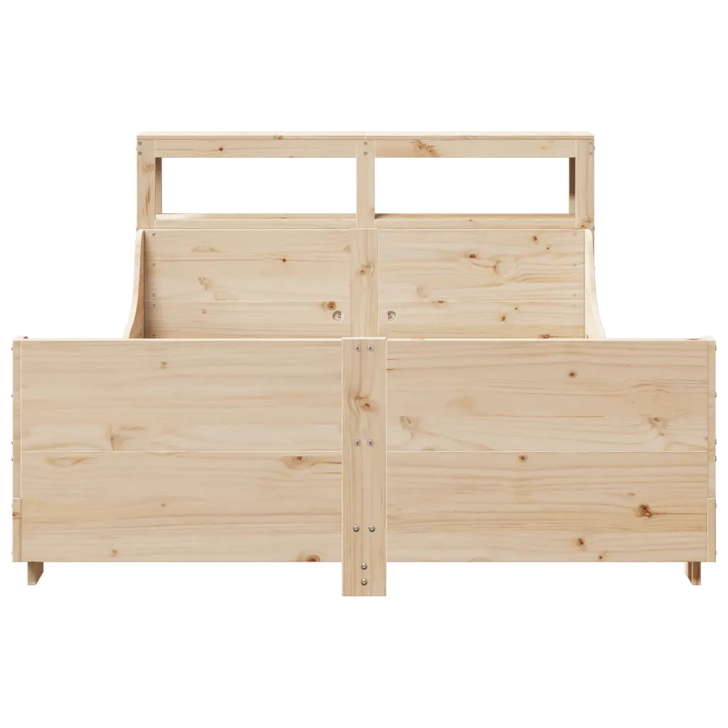 Letto senza Materasso 120x190 cm in Legno Massello di Pino 3306477