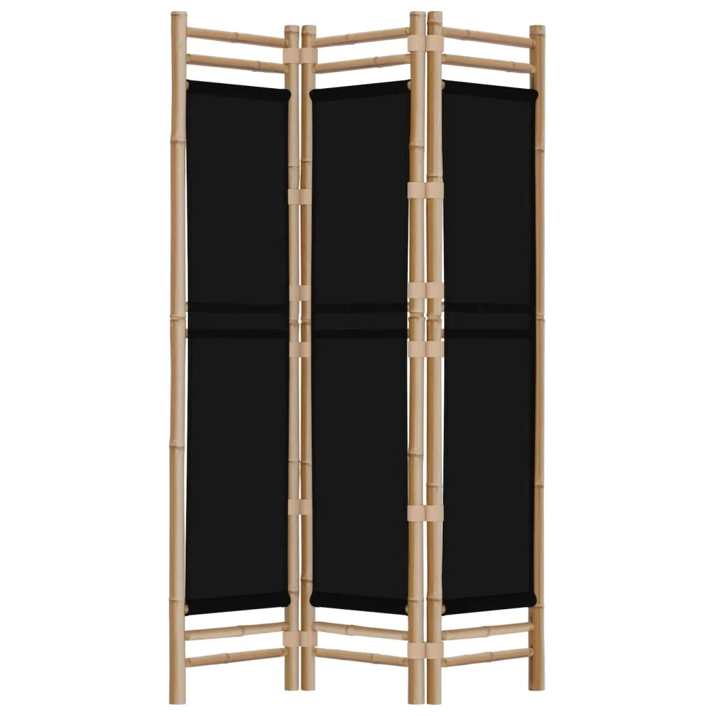 Divisorio Ambienti 3 Pannelli-Set di 3 pannelli Paravento Pieghevole 120 cm Bambﾨﾴ e Tela