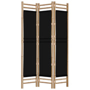 Divisorio Ambienti 3 Pannelli-Set di 3 pannelli Paravento Pieghevole 120 cm Bambﾨﾴ e Tela