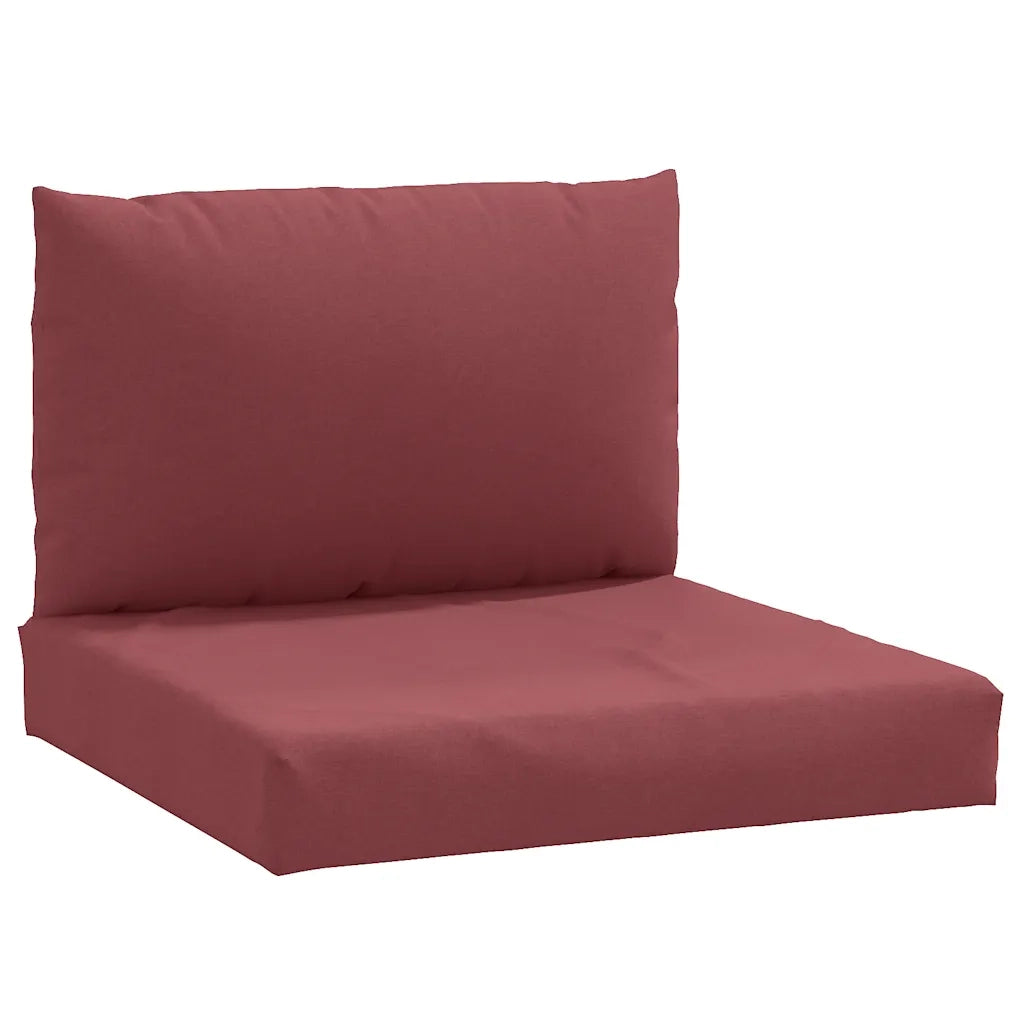 Cuscini per Pallet 2 pz | Cuscini per sedie Rosso Vino M¨¦lange in Tessuto