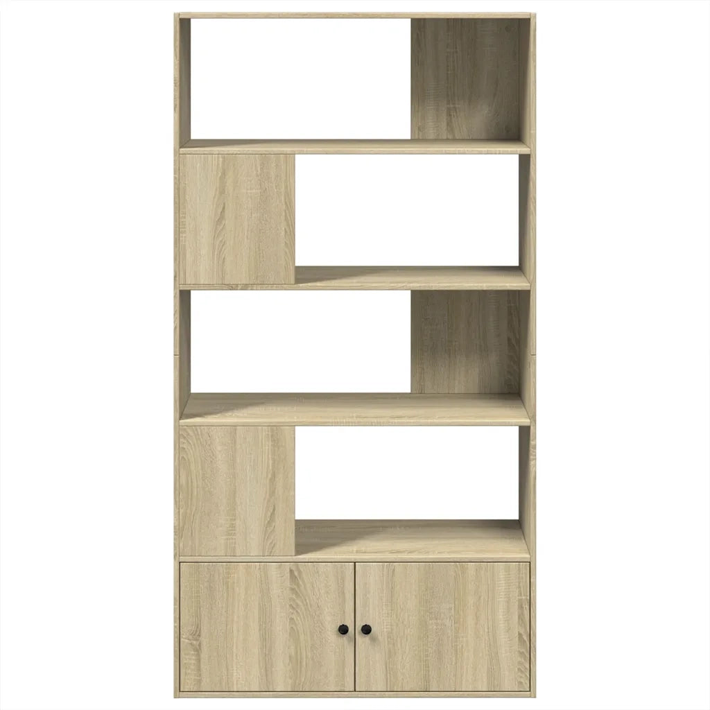 Libreria Rovere Sonoma 100x36x189 cm in Legno Multistrato 3295326